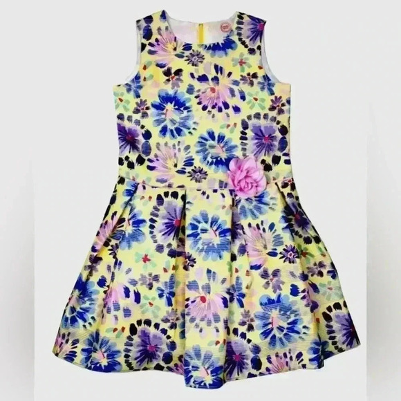 Girls Lined w/Crinoline Pretty Sleeveless Dressy Dress Wonder Nation SIze 6 - Picture 1 of 4